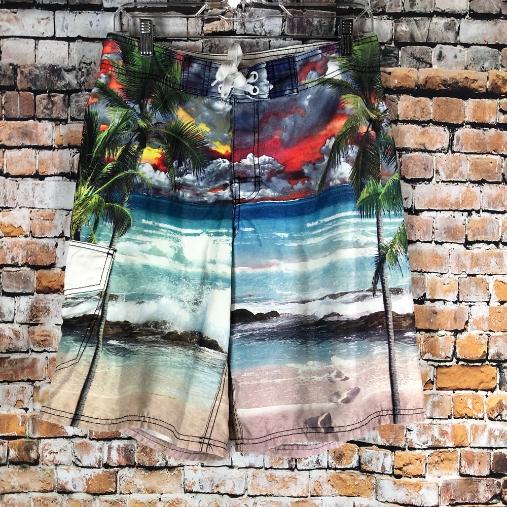 OP (OCEAN PACIFIC) BOARD SWIM SHORTS